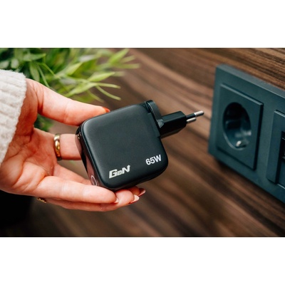 Verbatim Mini GaN 2× PD 65 W, 1× QC 3.0