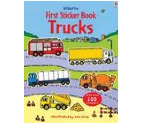 First Sticker Book Trucks