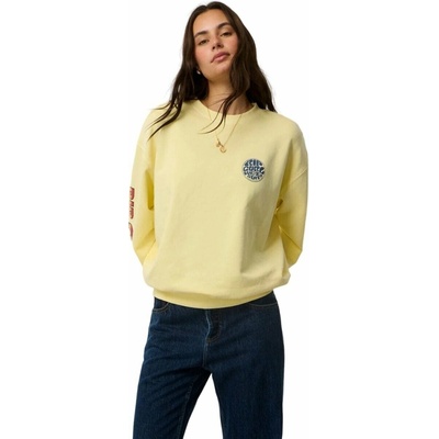 Rip Curl mikina LATINA ISLA FLEECE Hoodie Washed Yellow