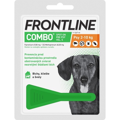 Frontline Combo Spot-On Dog S 2-10 kg 1 x 0,67 ml