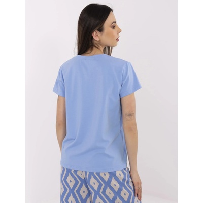 Tričko CLM-TS-1639.12 BASIC FEEL GOOD Modrá