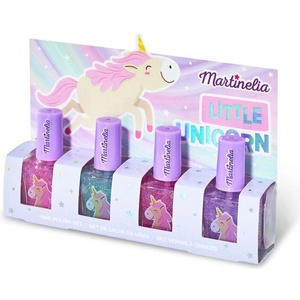 Aquarius Cosmetic Комплект лакове за нокти, Martinelia, Еднорог, 4 броя (MA30645)