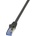 LogiLink Patch кабел PrimeLine, Cat. 6A, S/FTP, черен, 5 м