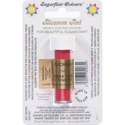 Sugarflair Jedlá prášková farba fuchsiová 7 ml