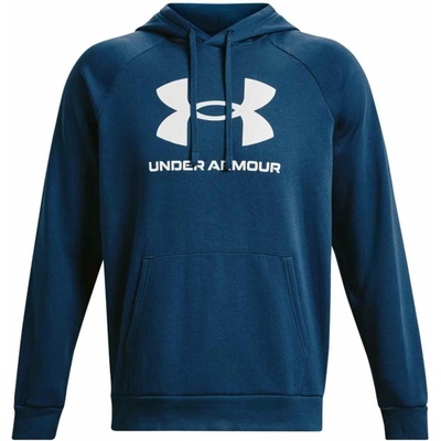 Under Armour Rival fleece Logo HD tmavo modrá