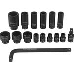 Kraft&Dele Комплект ударни вложки 1/2", 16бр. 64869 (kd11762)