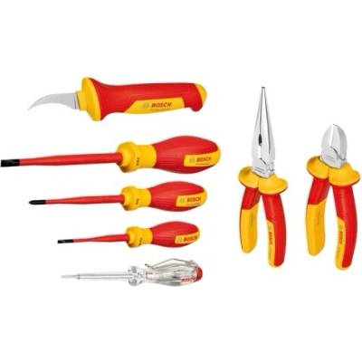 Sada elektrikářského nářadí 7-mi dílná Bosch 1.600.A02.NG3 VDE 1000V