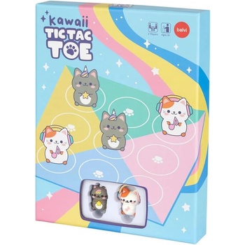 Balvi Настолна игра Tic Tac Toe в стил Kawaii - Семейна (27810)