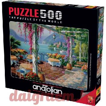 Image 1 of Anatolian Пъзел anatolian 3578 - 500 части - Тераса с глициния (p3578)