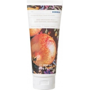 KORRES Изглаждащо и овлажняващо мляко за тяло Нар, Korres Pomegranate Grove Body Smoothing Milk 200ml