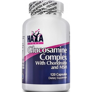 Haya Labs Витамини и минерали Haya Labs Glucosamine Chondroitin & MSM Complex, 120 капс