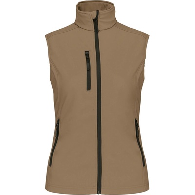 Kariban K404 / Дамски софтшел елек - цвят camel XXXL (20K40402413)