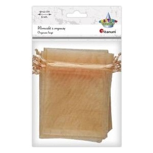 TITANUM Organza Craft-Fun Series Salmon Titanium Organza Bags (25BJ033127-5)