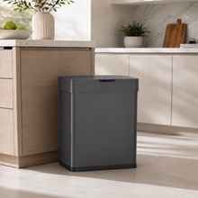DBA Bezdotykový odpadkový Jumbo koš 60 l, černá