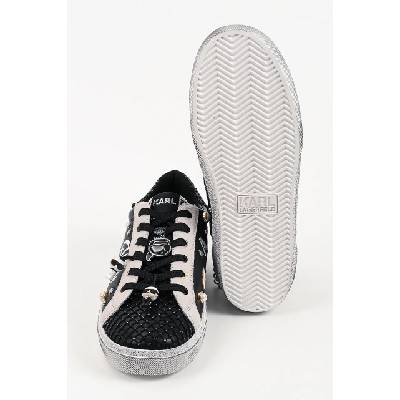 Karl Lagerfeld Skool маратонки дамски от кожа (KL60116S.000)