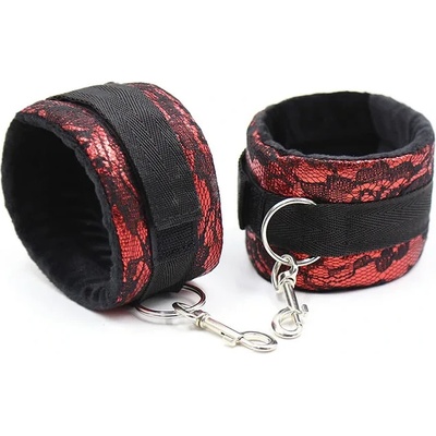 Белезници, кадифени и дантелени - Velvet Lace Wrist Restriction (D-230091)