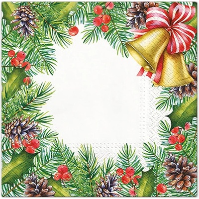 tat servítky glory christmas frame 33x33cm