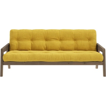 Karup Design Жълт велурен диван 204 cm Grab - Karup Design (132106514)