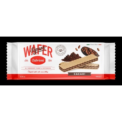 Cabrioni Wafer oplatka s kakaovou náplní 150 g