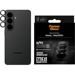 Panzer Стъклен Протектор за камера PanzerGlass Hoops Lens Protector Ceramic II за Samsung Galaxy S26 / S26 Plus, черен (5715685034893)