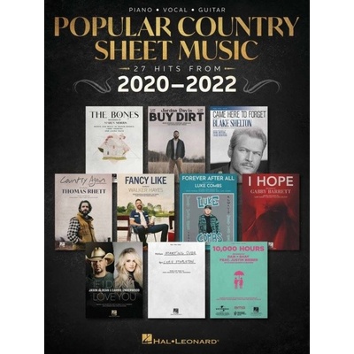 Popular Country Sheet Music 27 Hits from 2020-2022