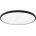 Top Light - LED Плафон за баня ONYX LED/24W/230V IP44 Ø 39 см черен (TP1838)