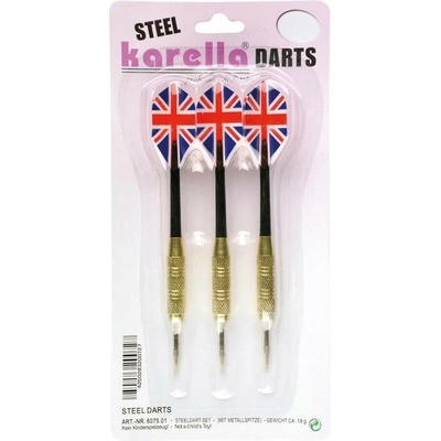 SIMONIS Karella Steel England 18 g sada 3 šipek