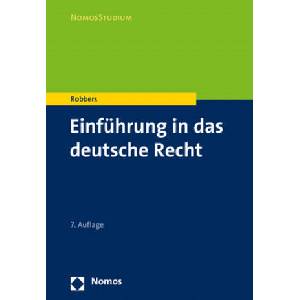 Einführung in das deutsche Recht (ISBN: 9783848758333)