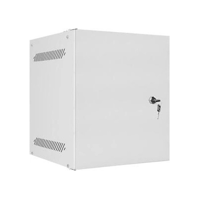 Lanberg Комуникационен шкаф, Lanberg rack cabinet 10" wall-mount 6U/280x310 for self-assembly with metal door grey (flat pack) (WF10-2306-00S)