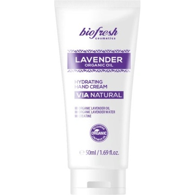 Biofresh Lavender Hydratační krém na ruce s organickým levandulovým olejem 50 ml