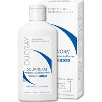 Ducray Squanorm šampón proti suchým lupinám Anti-Dandruff treatment Shampoo dry dandruff 200 ml