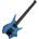 Hils Guitars HN5 Next Emerald Blue Metallic Headless
