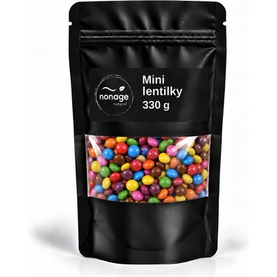 Nonage Mini lentilky s prírodným farbivom 330 g