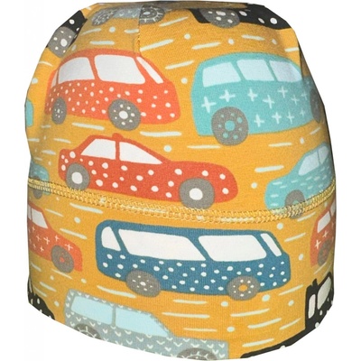 Elodie Datails chlapecká čepice KINGS hořčicová s auty