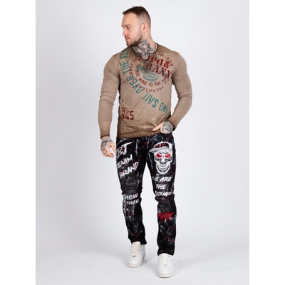 Cipo & Baxx pánske tričko CL512 brown