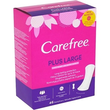 Carefree Plus Large slipové vložky se svěží vůní 46 ks