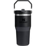 STANLEY Черен термос от неръждаема стомана 600 ml IceFlow Flip Straw 2.0 Tumbler Black - Stanley (100000108476)
