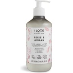 I love Naturals Rose & Argan Hand & Body Lotion 500 ml Лосион за тяло
