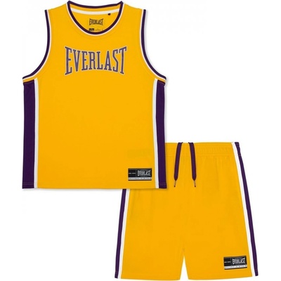 Everlast Basketball Set Junior Boys Purple/Yellow