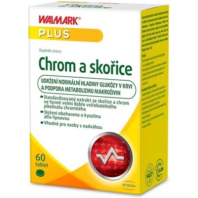 Walmark Chrom a skořice 60 tablet