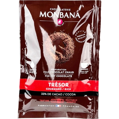 Monbana Tresor mliečna čokoláda 100 x 25 g