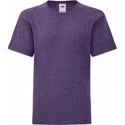 Fruit Of The Loom slimfit tričko Iconic 150 g m fialová melír
