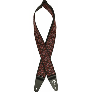Fender Pasadena Woven Strap Lattice Red Колан за китара (0990638034)