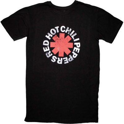 Red hot chili peppers Classic Asterisk čierna