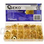 GEKO Комплект конектори за автомобилни кабели 750 бр 09874 (g02828)