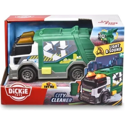 Dickie Toys Dickie: Селективен боклукчийски камион със светлина и звук - 15 см (203302029)