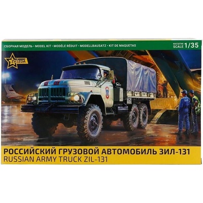 ZVEZDA ZIL 131 TRUCK 6X6 MILITARY TELONATO 1965 1:35