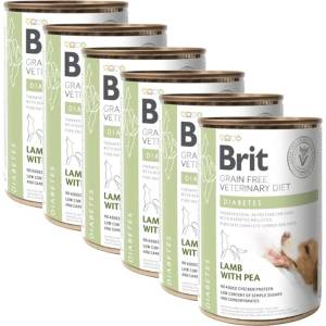 Brit Брит Ветеринарни Диети GF куче Диабет 6 x 400 г