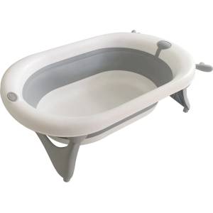 KikkaBoo Сгъваема бебешка вана KikkaBoo - Foldy, 80 cm, Grey (31402010027)
