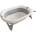 KikkaBoo Сгъваема бебешка вана KikkaBoo - Foldy, 80 cm, Grey (31402010027)